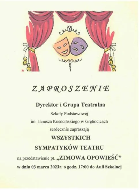 Zaproszenia do teatru